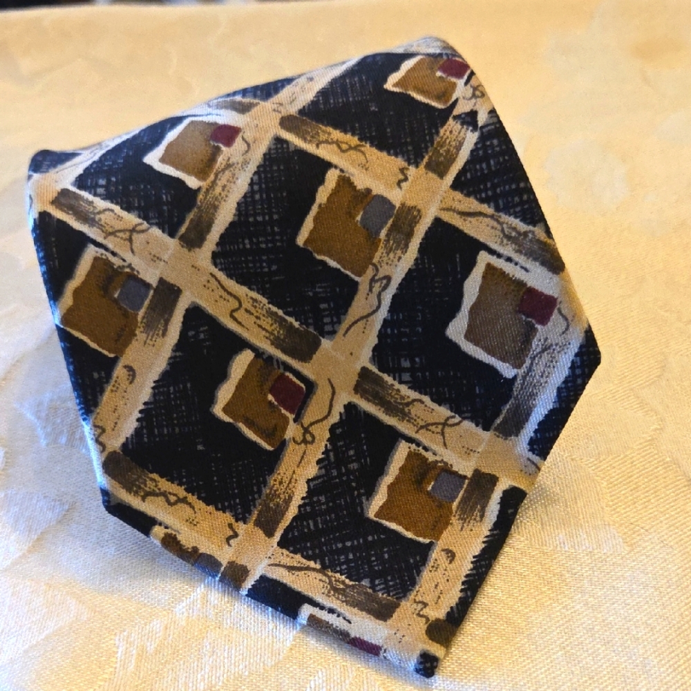 J.T. Beckett Vintage Silk Tie. XL
